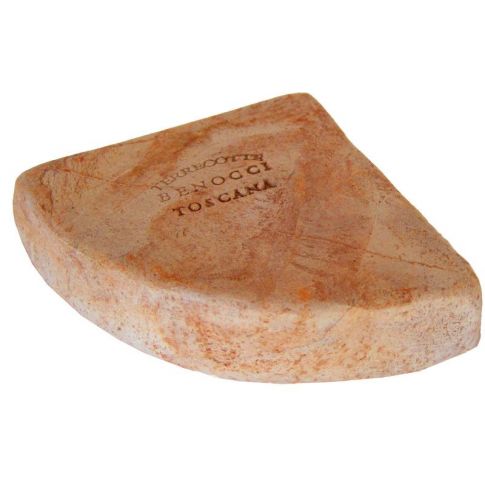 Galestro Terracotta, Triangolo, Dreiecksfu&szlig;, Topff&uuml;&szlig;e, Fu&szlig;untersetzer, Terracottafu&szlig;