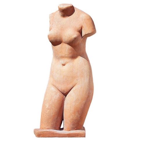 Impruneta Terracotta, Torsetto di Venere, Torso Frau, Venus, Skulptur, Figur, Gartendekoration