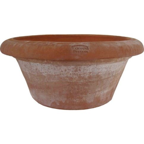  Galestro Terracotta, Cassetta Ovale e Conchino, ovales Pflanzgef&auml;&szlig;, schlichter Blumentopf