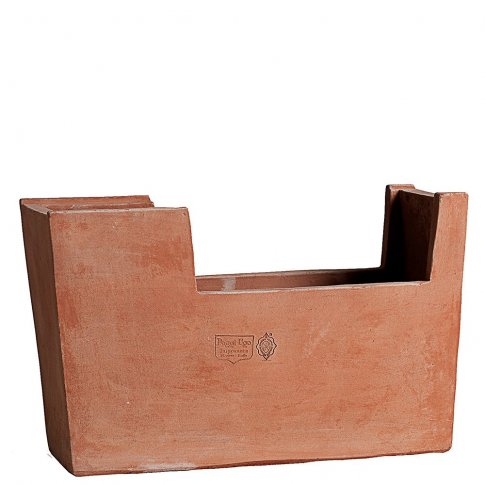 Impruneta Terracotta, Componinverde II, Blumenkasten, Pflanzstein, rechteckig, kombinierbar, stapelbar, schlicht, modern, grau, Rechtecktopf, Terracottatopf