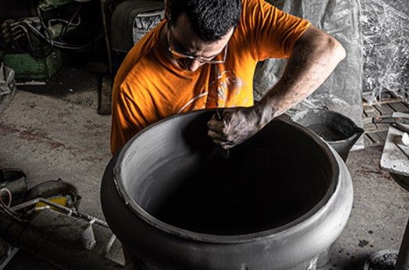 ANTICOMESTIERE Terracotta Produktion