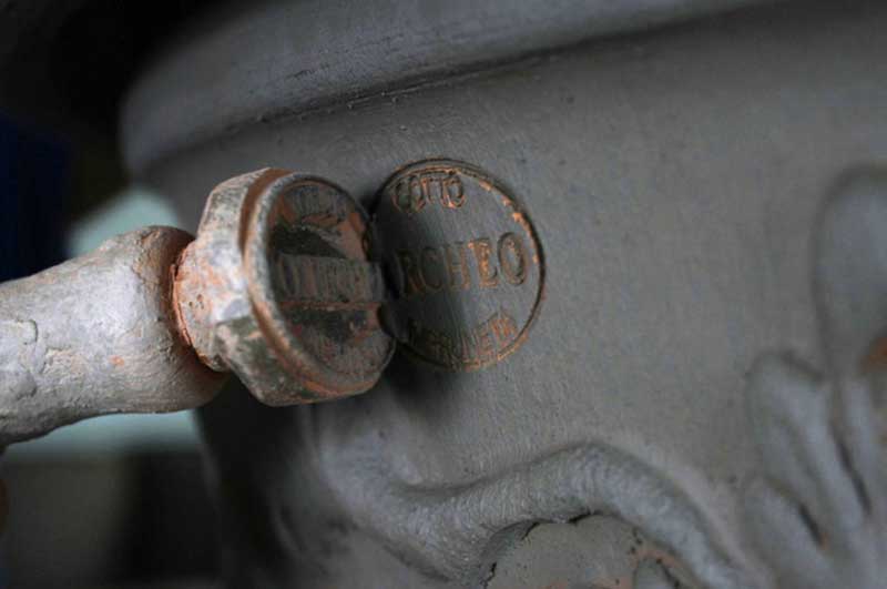 Original Terracotta mit Siegel