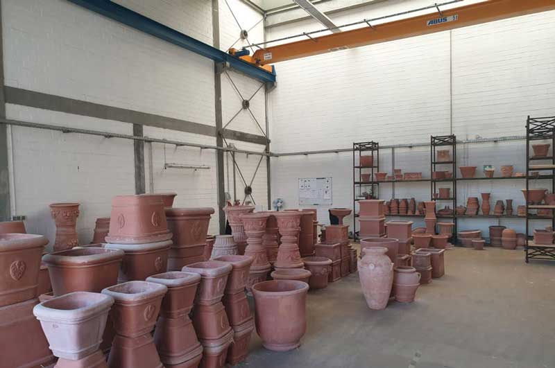 Terracotta aus Italien frostfest mit lebenslanger Garantie